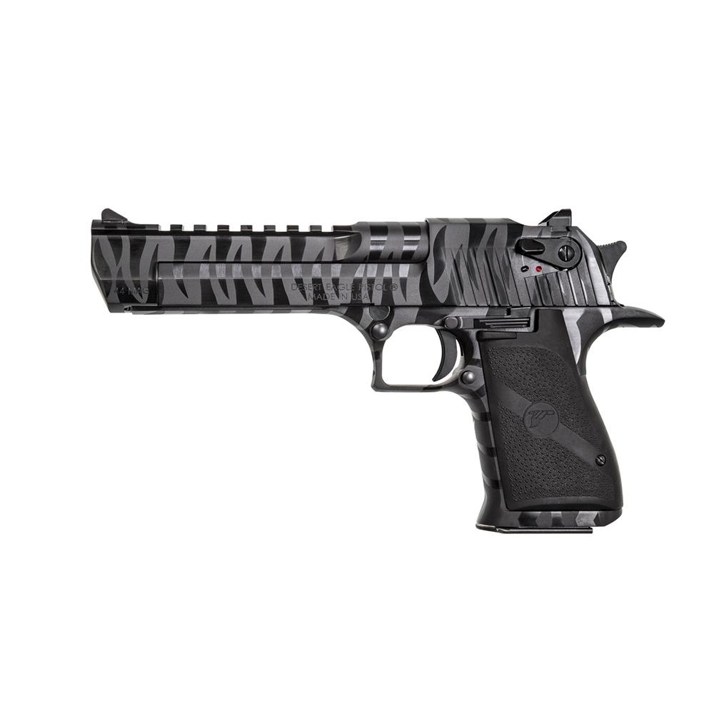 Magnum Research Mark XIX Handgun .44 Mag 8rd Magazine 6" Barrel Black with Tiger Stripes Picture of Magnum Research .44 Magnum Mark XIX 6-Inch Barrel Black w/Tiger Stripes