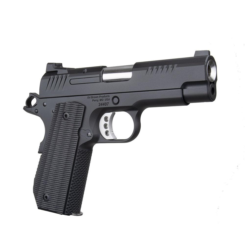 Ed Brown KC9 Lightweight Handgun 9mm Luger 9rd Magazine 4" Barrel Black with Thumb Safety Picture of Ed Brown Products Inc. Ed Brown KC9 Lightweight 9mm G4 carry profile thumb safety