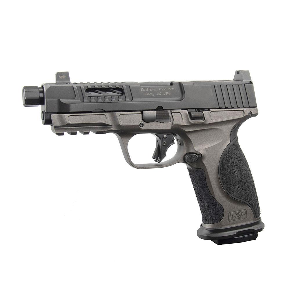 Ed Brown Fueled M&P Metal F1 Handgun 9mm Luger 17&19rd Magazine 4.65" Threaded Barrel  Optic Ready Black Picture of Ed Brown Products Inc. Ed Brown Fueled M&P Metal F1 9mm Blk