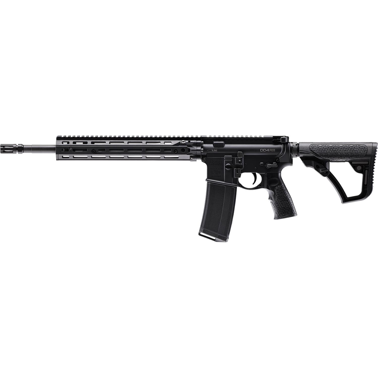 Daniel Defense DD4 RIII Rifle .223 Rem/5.56 NATO 32/rd Magazine 16" Barrel Black Picture of Daniel Defense DD4 RIII 16in Barrel - Black