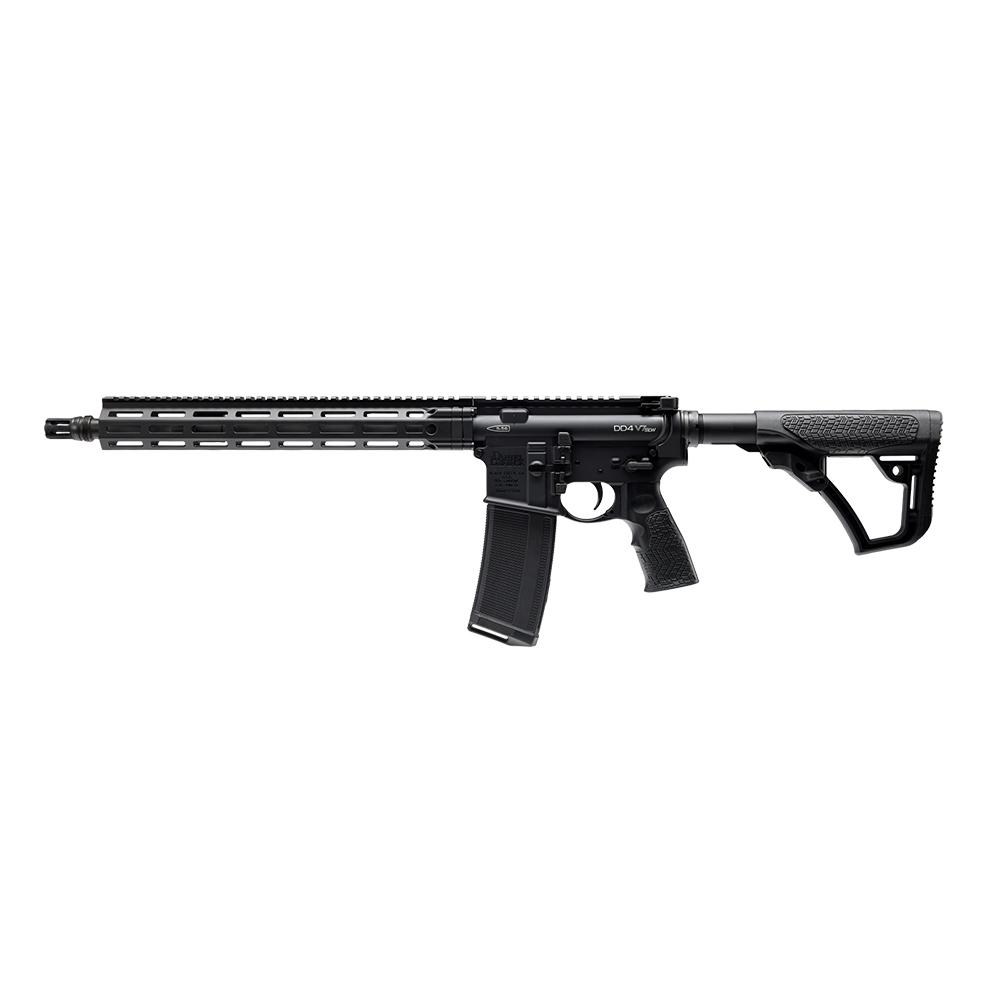 Daniel Defense DD4 V7 SLW Rifle 5.56mm NATO 32rd Magazine 14.5" 1/2x28 Threaded Barrel Black with 13.4" Handguard and Flash Hider Picture of Daniel Defense Daniel Defense DD4 V7 SLW 5.56 14.5" Pin & Welded Barrel 13.5" Handguard