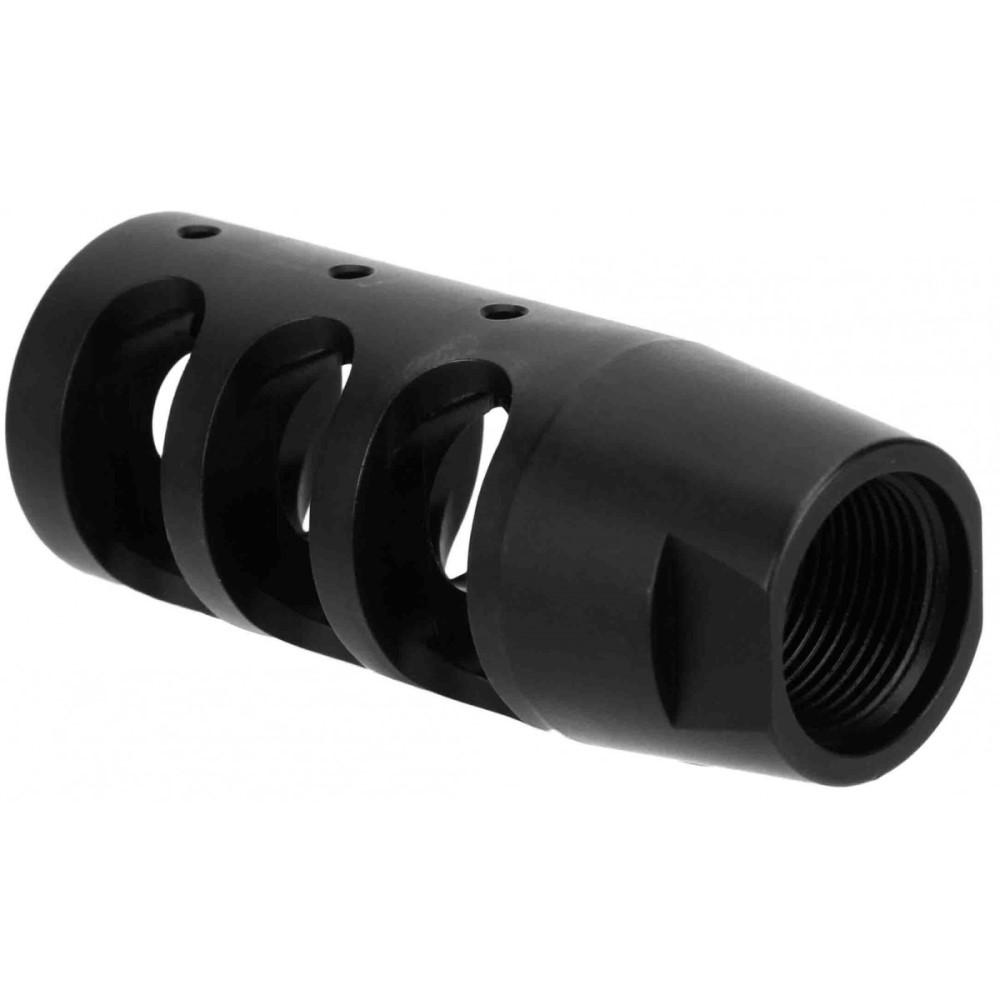 TacFire 5/8x24 Nitrided Compact Compensator .308 cal Steel Black Picture of Tacfire Inc. Tacfire .308 5/8 x 24 TPI Compact Size Steel Compensator (USA Made)