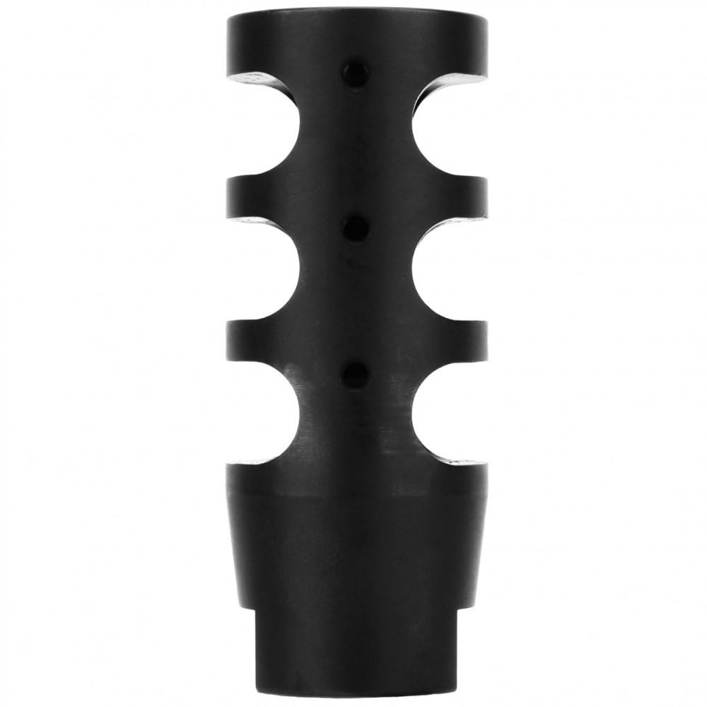 TacFire 5/8x24 Nitrided Compact Compensator .308 cal Steel Black Picture of Tacfire Inc. Tacfire .308 5/8 x 24 TPI Compact Size Steel Compensator (USA Made)