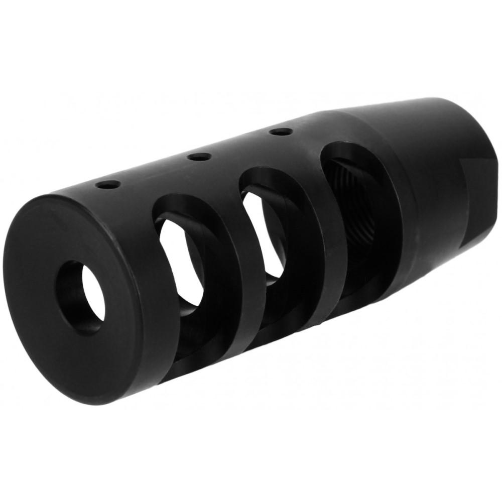 TacFire 5/8x24 Nitrided Compact Compensator .308 cal Steel Black Picture of Tacfire Inc. Tacfire .308 5/8 x 24 TPI Compact Size Steel Compensator (USA Made)