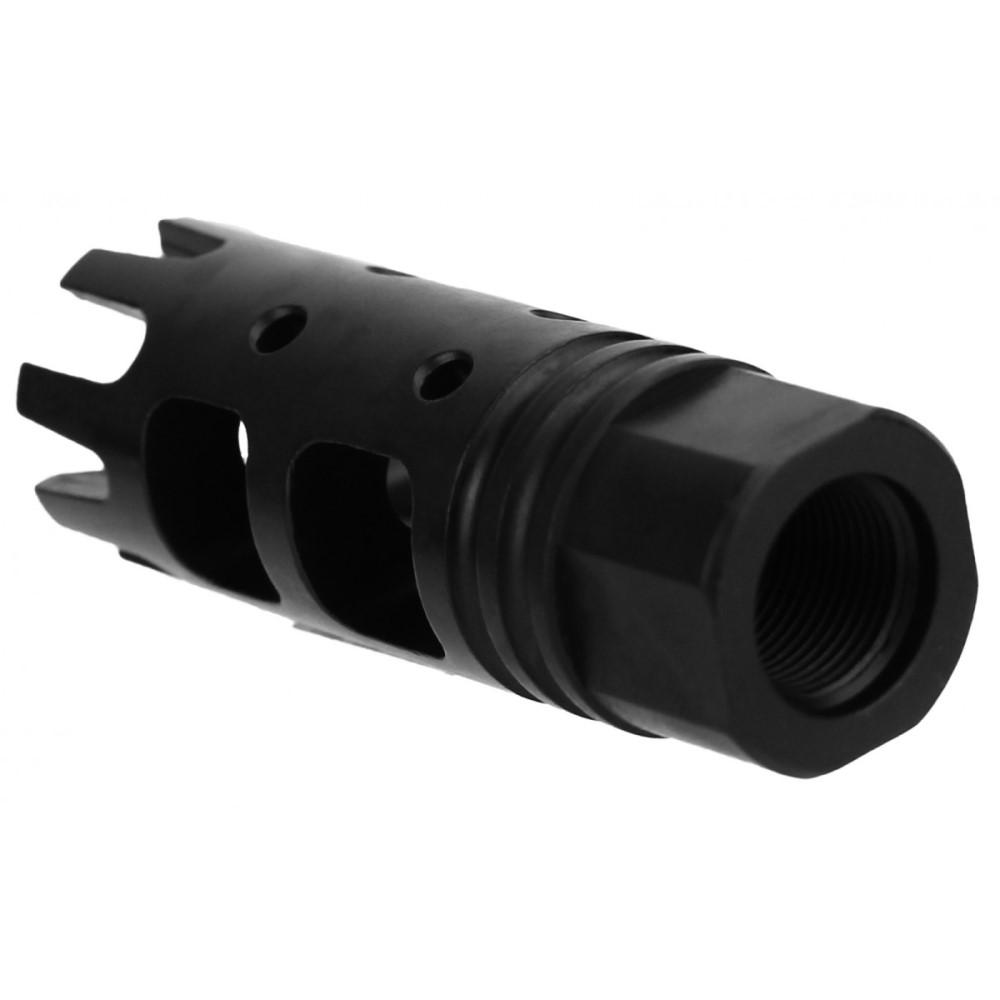 TacFire 6-Slot Muzzle Brake .308 5/8x24 Black Picture of Tacfire Inc. Tacfire .308 5/8x24 CROWN MUZZLE BRAKE NITRIDED USA MADE