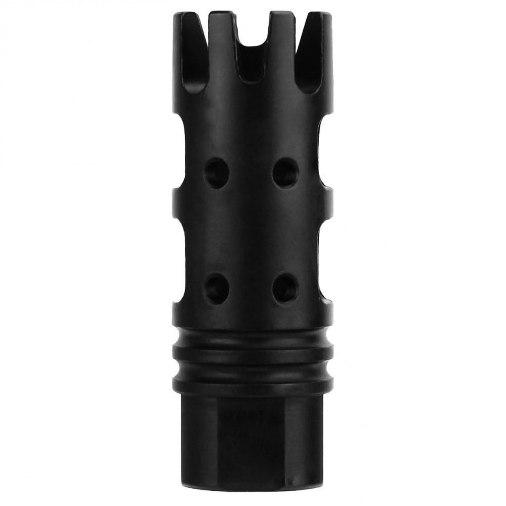 TacFire 6-Slot Muzzle Brake .308 5/8x24 Black Picture of Tacfire Inc. Tacfire .308 5/8x24 CROWN MUZZLE BRAKE NITRIDED USA MADE