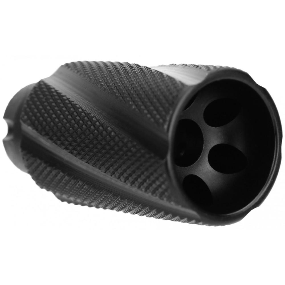 TacFire Knurled Linear Compensator Flash & Concussion Forwarder 7.62x39 14x1 LH Black Picture of Tacfire Inc. Tacfire 7.62/39MM 14-1 LH KNURLED LINEAR COMPENSATOR SOUND & CONCUSS