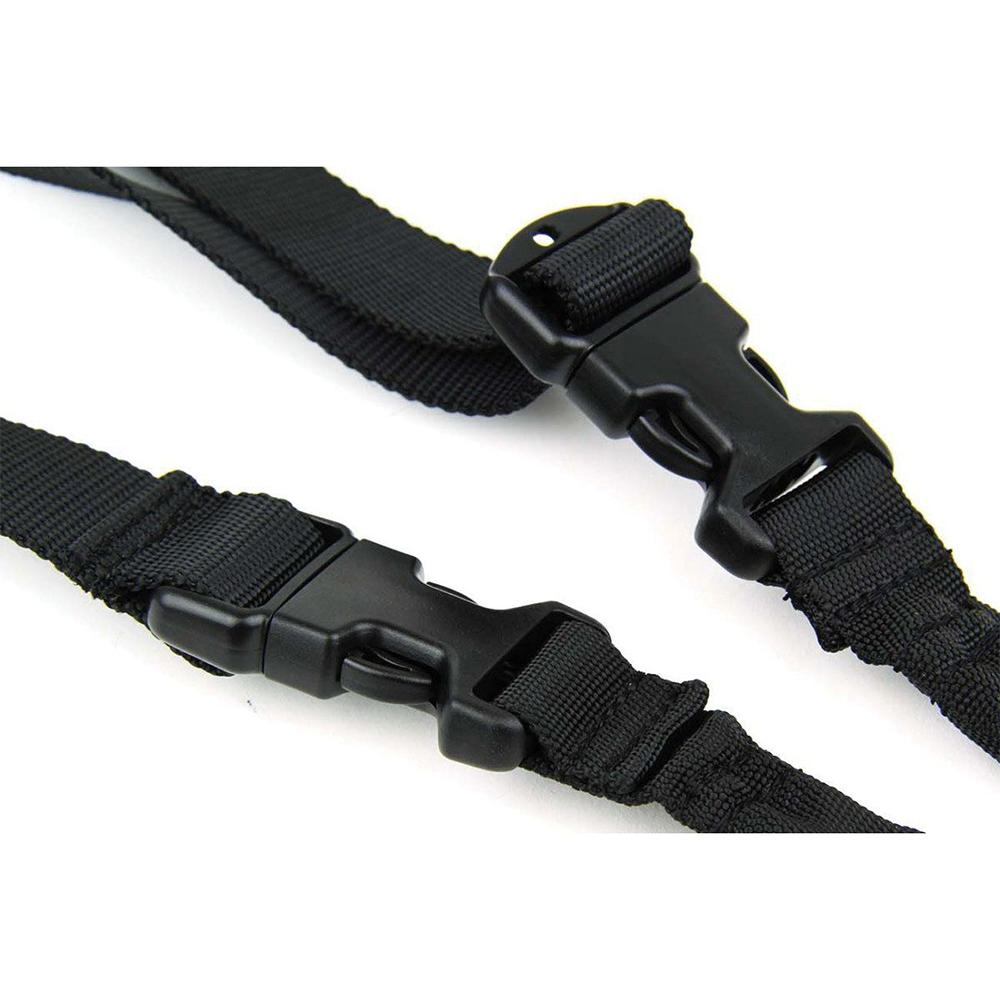 Tacfire One Point Double Bungee Rifle Sling Black Picture of Tacfire Inc. ONE POINT BUNGEE RIFLE SLING/HK STEEL HOOK (HEAVY DUTY)/BLK