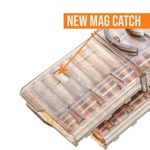 ETS Gen 2 AR15 Rifle Magazine Smoke with Coupler .223/5.56 30/rd Picture of ELITE TACTICAL SYSTEMS GROUP AR15 MAGAZINE 30RD SMOKE WITH COUPLER