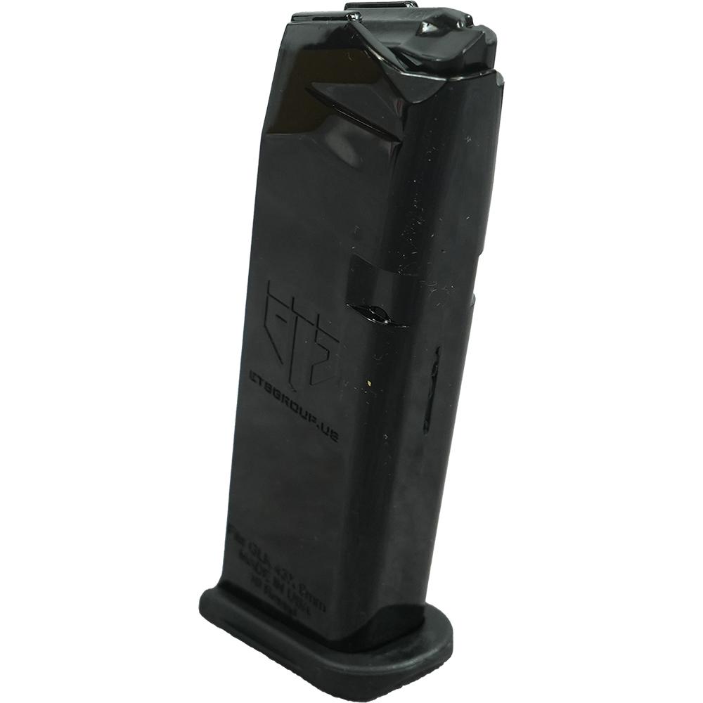 Elite Tactical Systems Black Gen 2 Handgun Magazine for Glock 43x/48 9mm Luger 10/rd Bulk Picture of ELITE TACTICAL SYSTEMS GROUP ETS FITS GLOCK 43X 48 - 10RD 9MM MAG BLACK BAGGED W/UPC