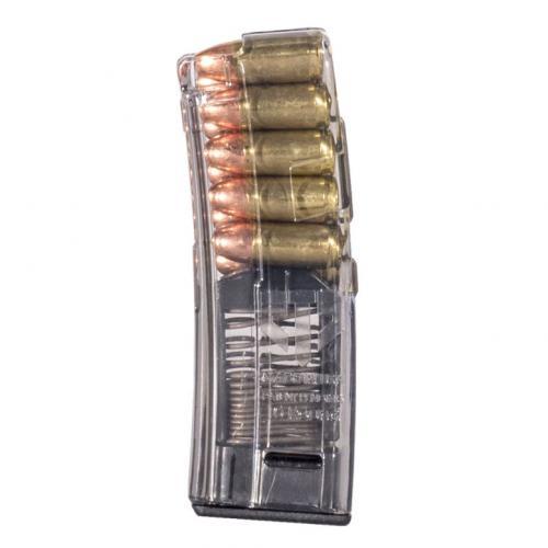 Elite Tactical Systems Carbon Smoke Series HKMP5 Handgun Magazine 9mm 10/rd Smoke Picture of ELITE TACTICAL SYSTEMS GROUP ETS HKMP5 10RD 9MM MAG CARBON SMOKE