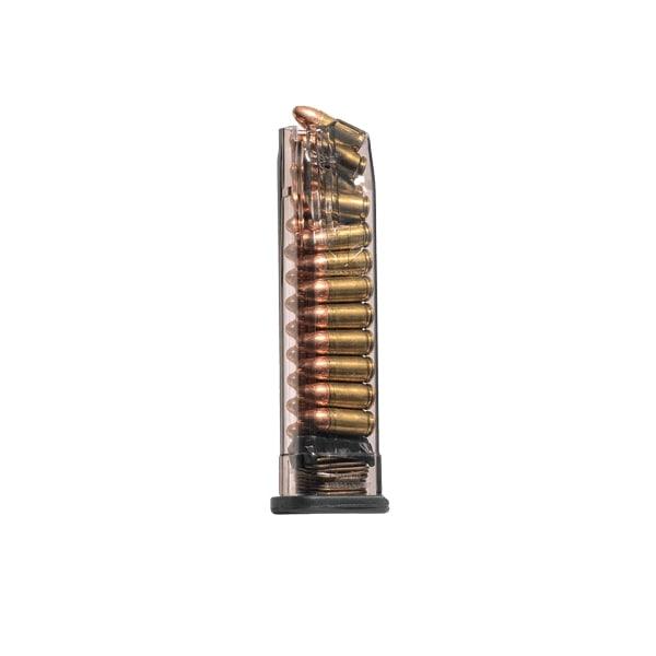 Elite Tactical Systems Carbon Smoke Series HK VP9 Handgun Magazine 9mm 21/rd Smoke Picture of ELITE TACTICAL SYSTEMS GROUP ETS FITS HECKLER & KOCH VP9 - 21RD 9MM MAG EXTENDED CARBON SMOKE