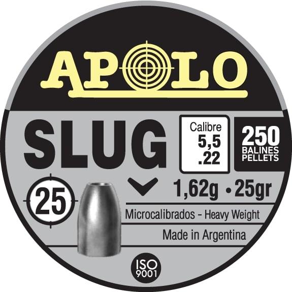 Hatsan Apolo Slug Air Rifle Pellets .22 Cal 25 gr 250/ct