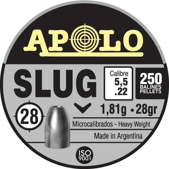 Hatsan Apolo Slug Air Rifle Pellets .22 Cal 28 gr 250/ct