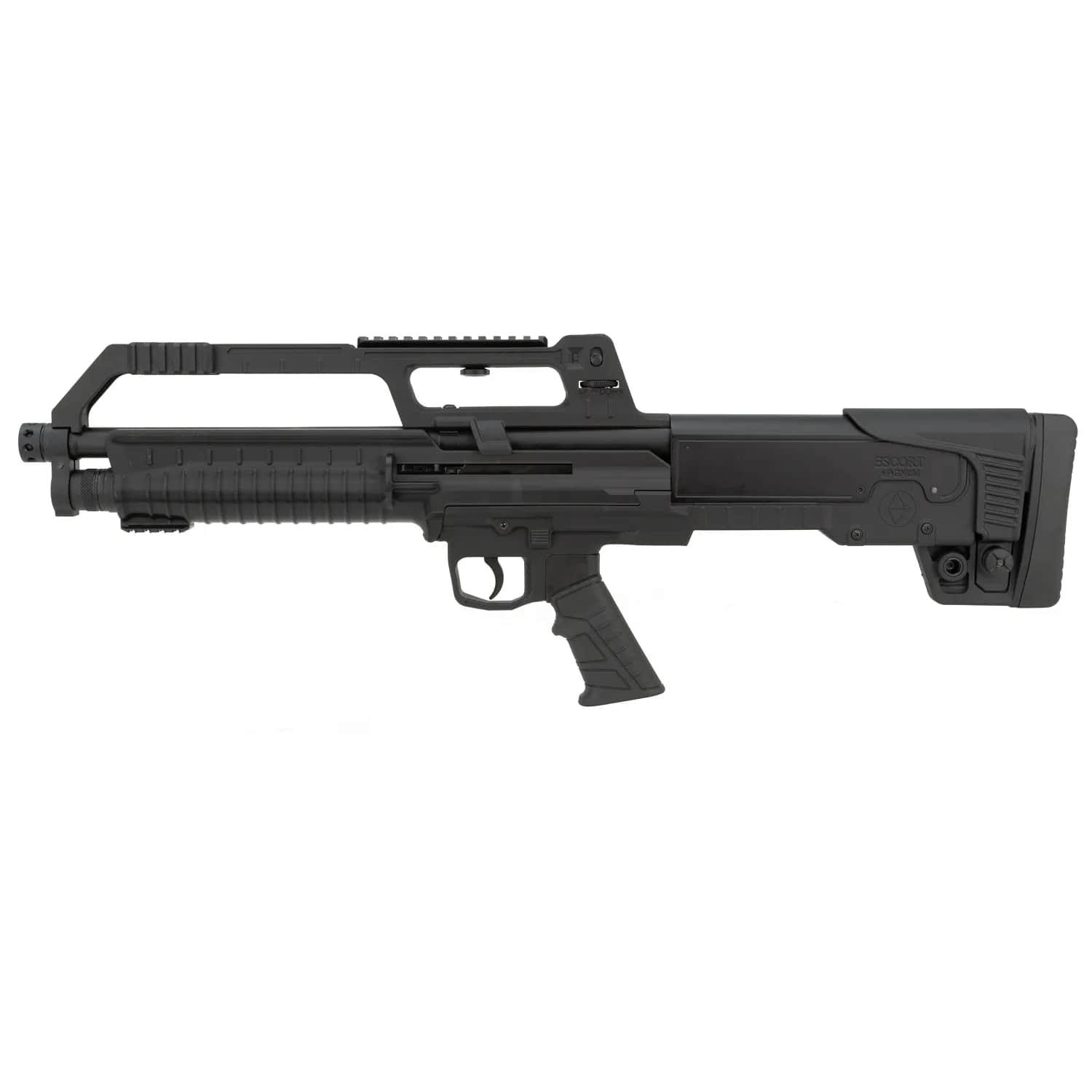 Escort Bulltac Semi Auto Shotgun 12 ga 3" Chamber 5rd Magazine 18" Barrel Black Picture of Hatsan USA / Escort Shotguns ESCORT BullTac Auto 12ga / 3" / 18" / Blk