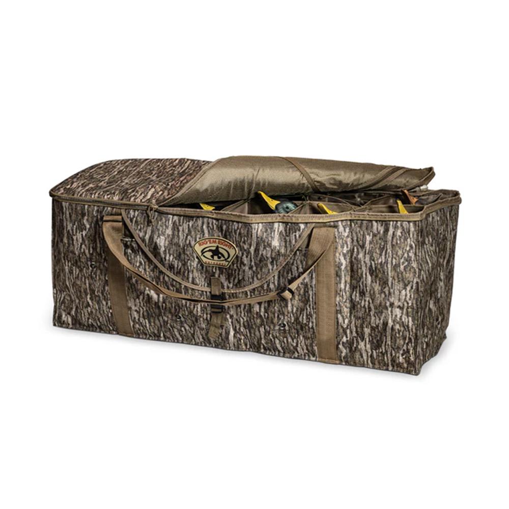 Rig'Em Right 12-Slot Deluxe Duck Decoy Bag Mossy Oak Bottomland