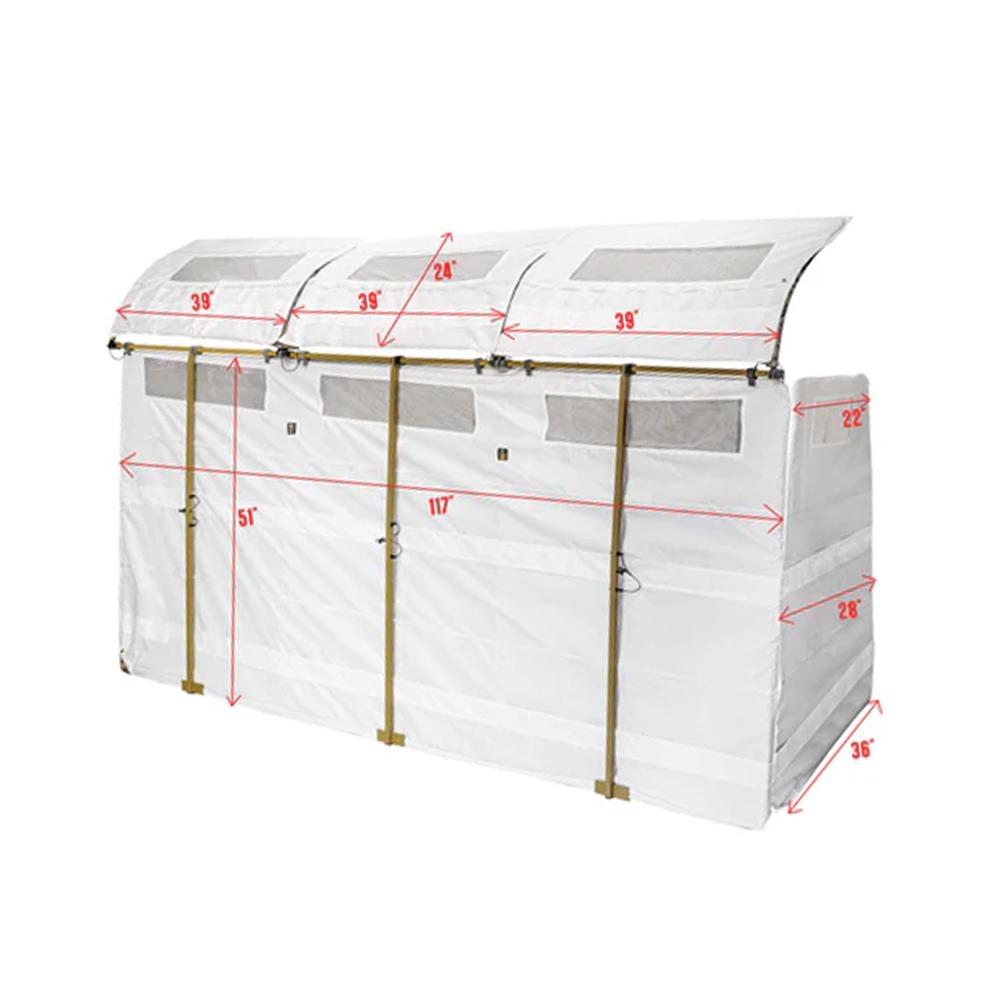 Rig'Em Right Panel Blind Snow Cover Picture of AdvenTec LLC dba Rig Em Right Outdoors Rig Em Right Panel Blind - Snow Cover