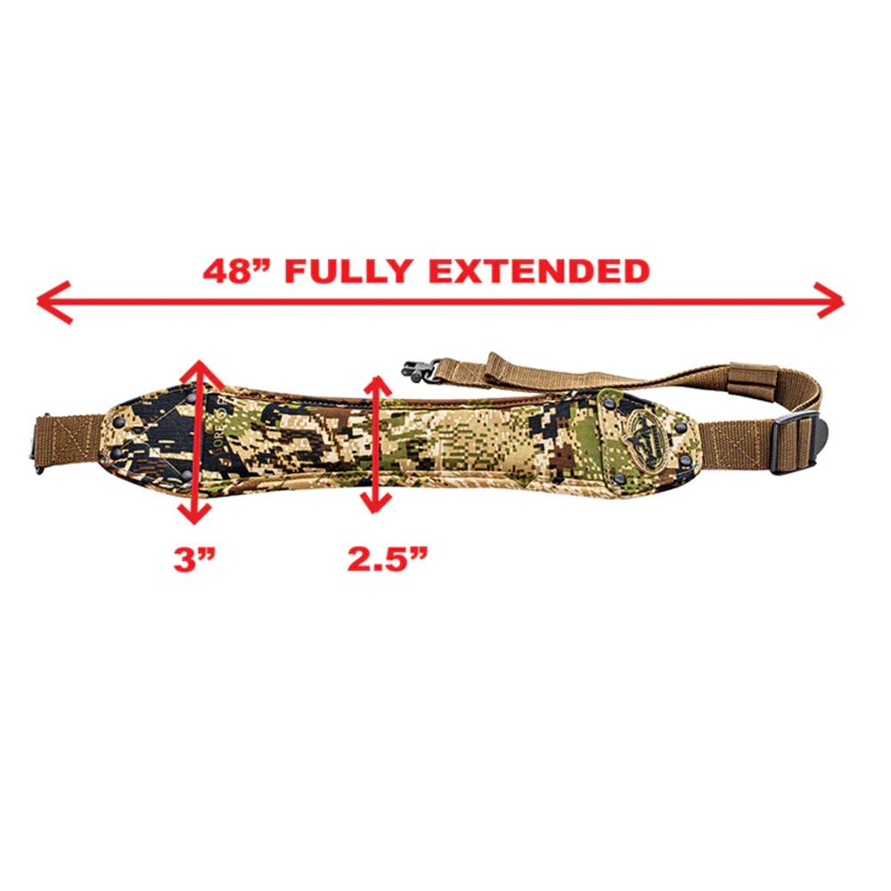 Rig'Em Right High Brass Gun Sling Mossy Oak Bottomland Picture of AdvenTec LLC dba Rig Em Right Outdoors Rig Em Right High Brass Gun Sling - Mossy Oak Bottomland