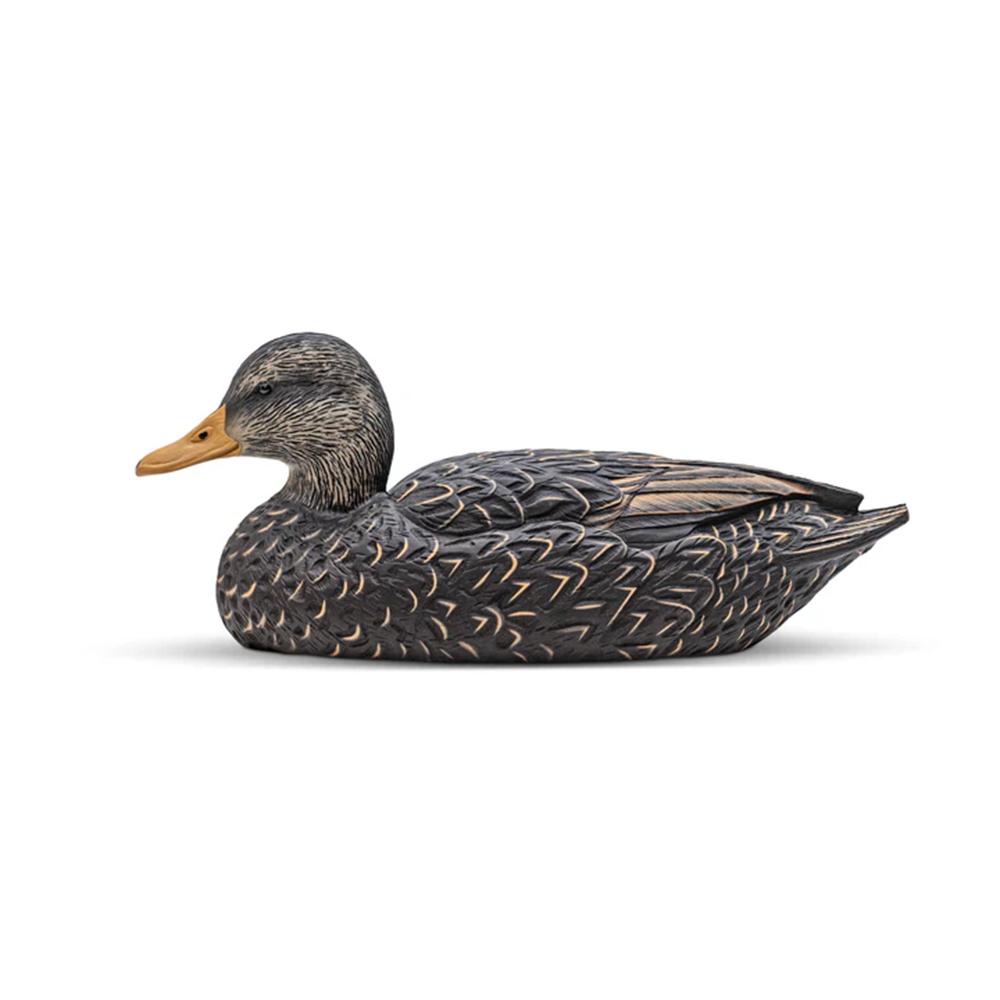 Rig'Em Right Mainline Series Black Duck Decoy 6/ct Picture of AdvenTec LLC dba Rig Em Right Outdoors Black Duck Decoy Six-Pack EVA