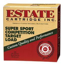 Estate Cartridge Super Sport 12 ga 2 3/4" 1 oz #8 1180 fps - 25/box