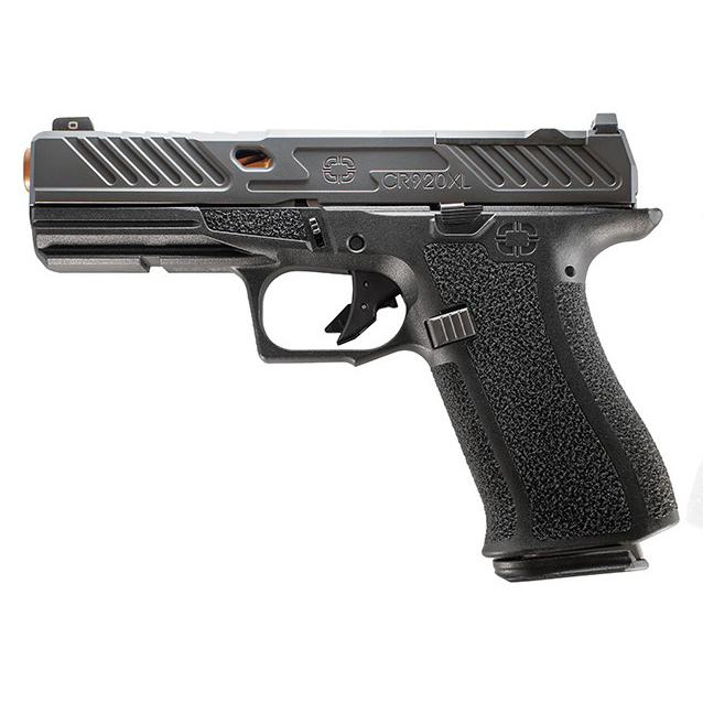 Shadow Systems CR920XL ELITE Slide Optic Handgun 9mm Luger 10rd Magazines 4.18" Spiral Bronze Barrel Picture of Shadow Systems dba Shadow Gunworks Shadow Systems CR920XL 9mm 10rd ELITE Slide Optic Blk Spiral Brl Bronze