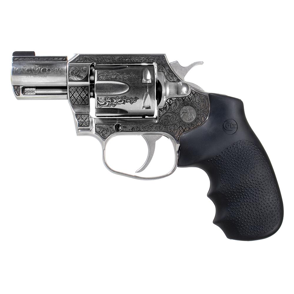 Colt King Cobra Carry "Filigree Frame/Black" .357 Rem Mag 6rd Capacity 2" Barrel Stainless Finish Black Rubber Grips Picture of Colt Manufacturing Colt King Cobra Carry DA/SA .357 MAG 2in Brl Stainless Filigree Frame and B