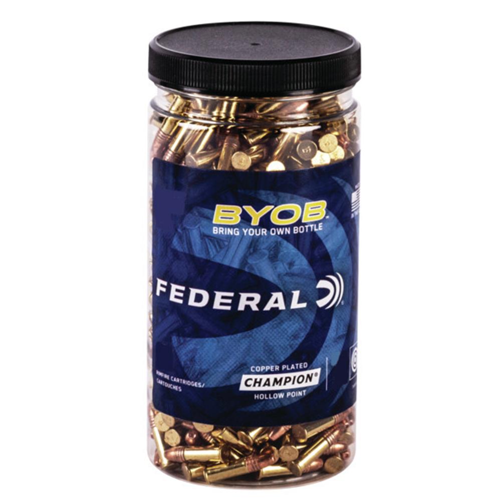 Federal Premium V-Shok BYOB Rimfire Ammunition .17 HMR 17 gr HP 2530 fps 250/ct Picture of Federal Cartridge Co. FEDERAL 17 HMR 17GR SPEER TNT 250 CT BOTTLE 2AMMO 50RD