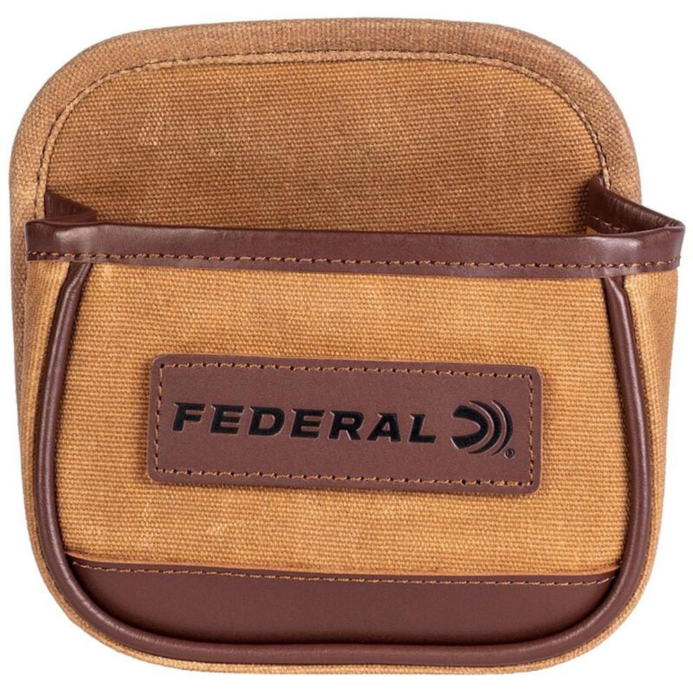 Federal Premium Single Shotshell Box Pouch Tan Picture of Federal Cartridge Co. FEDERAL PREMIUM SINGLE BOX POUCH - TAN