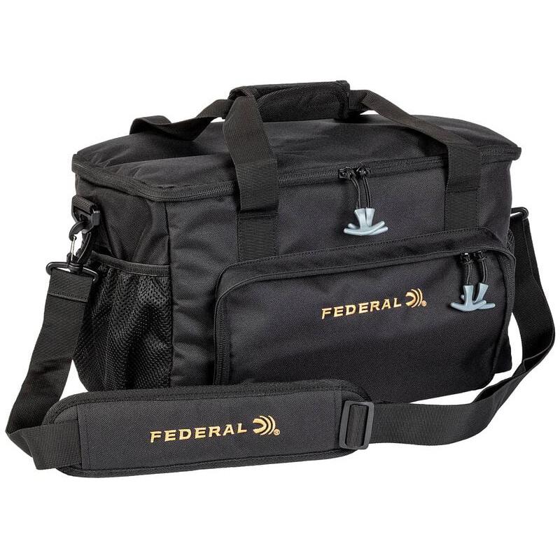 Federal Top Gun Range Bag - Black 16"x9"x9.5" Picture of Federal Cartridge Co. FEDERAL TOP GUN RANGE PACK