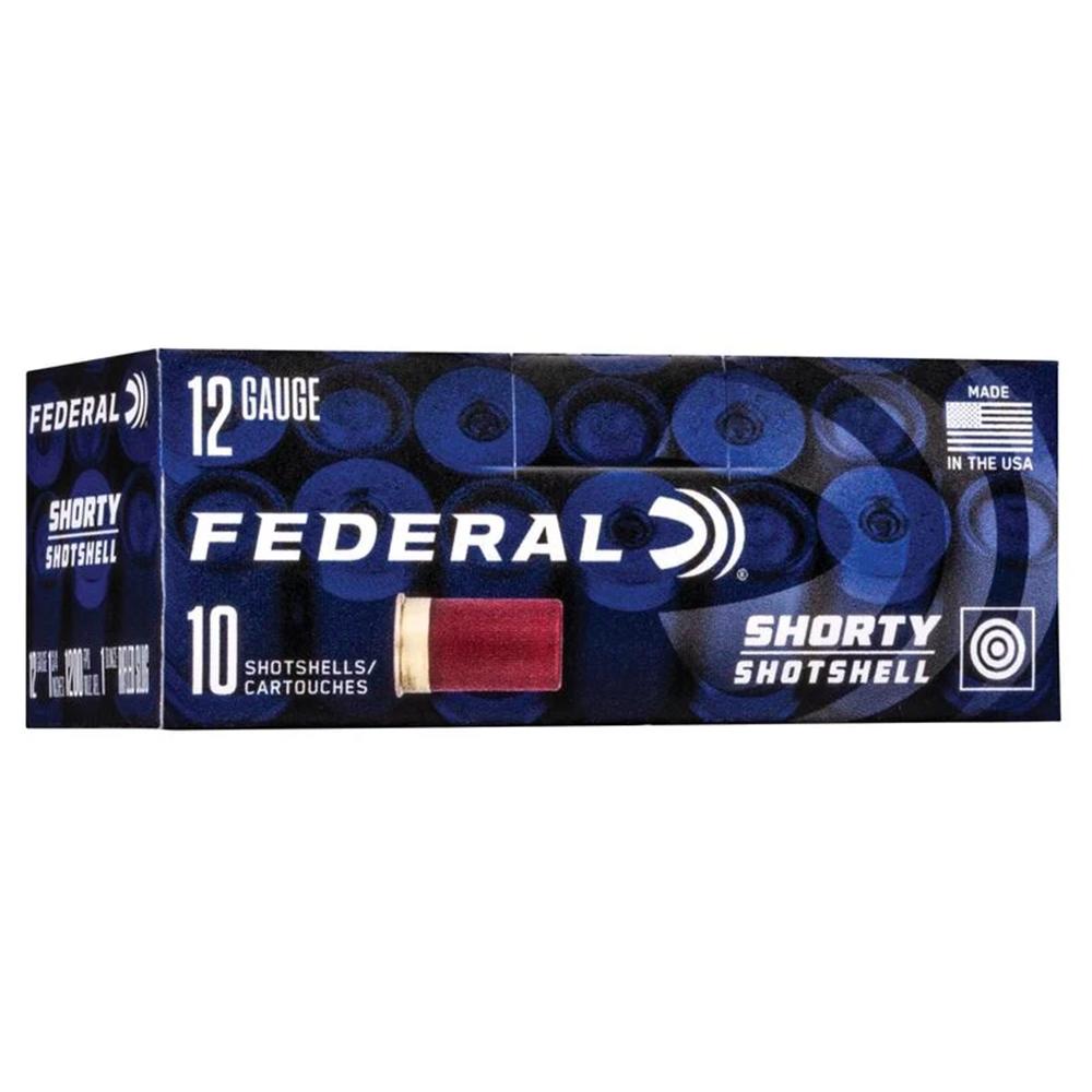 Federal Mini Shotshell 12ga 1-3/4" Rifled Slug 10/ct Picture of Federal Cartridge Co. FEDERAL 12GA 1 3/4" RIFLED SLUG SHORTY SHOTSHELL AMMO 10RD