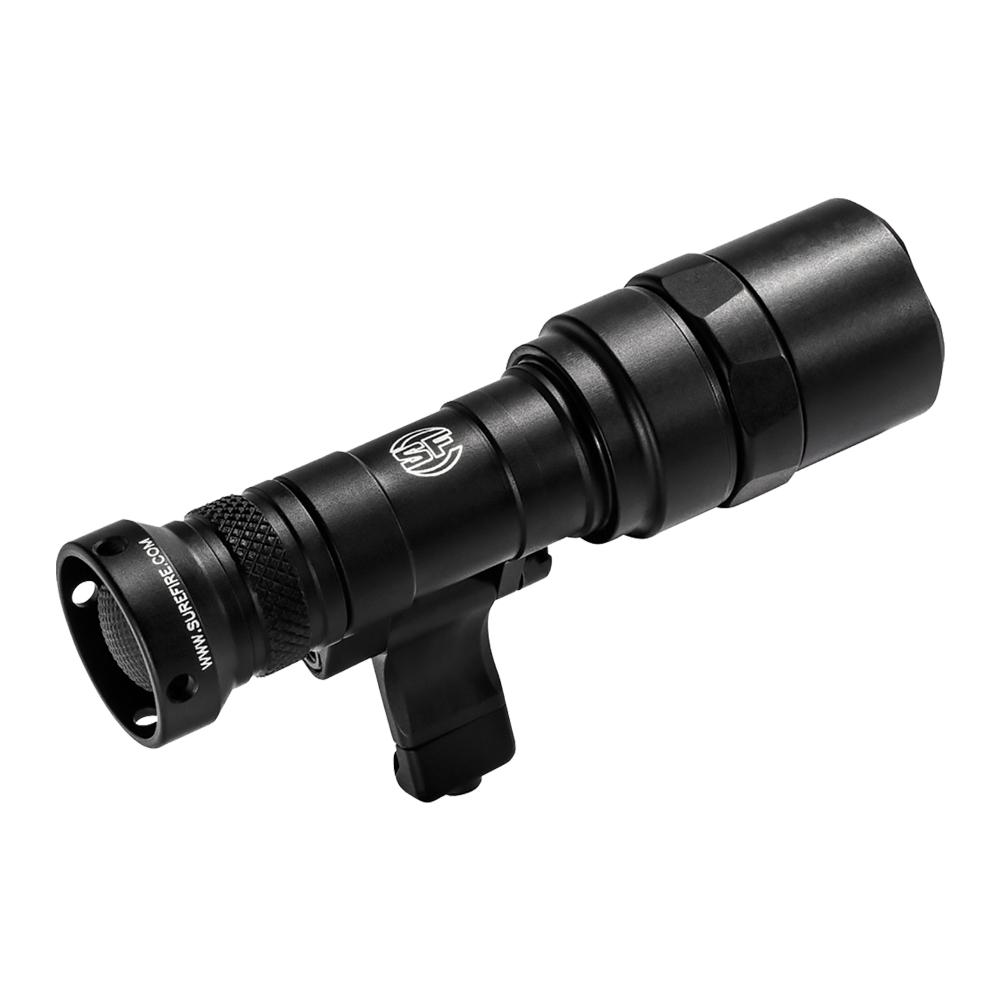 Surefire Mini Scout Light Pro 3 Volt Weapon Light 500 Lumens with Z68 Tailcap Black Picture of Surefire Llc SCOUT LIGHT SWIVEL 500 LU PIC MOUNT/MLOK BLK Z68 CLICK ON/OFF TAILCAP