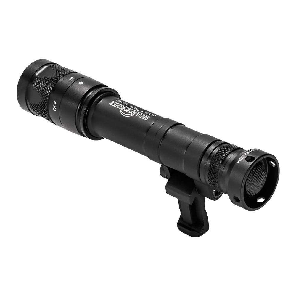 Surefire Infrared Scout Light Pro 6-Volt Weapon Light with Z68 Tailcap Black Picture of Surefire Llc SCOUT LIGHT VAMP WH/INFR LEDS 350 LU/120mW IR BLK Z68 ON/OFF TAILCAP