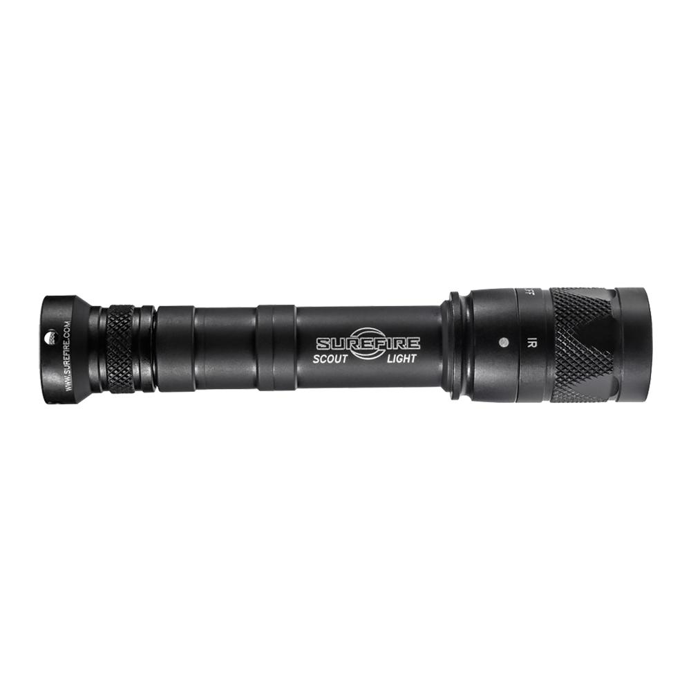 Surefire Infrared Scout Light Pro 6-Volt Weapon Light with Z68 Tailcap Black Picture of Surefire Llc SCOUT LIGHT VAMP WH/INFR LEDS 350 LU/120mW IR BLK Z68 ON/OFF TAILCAP