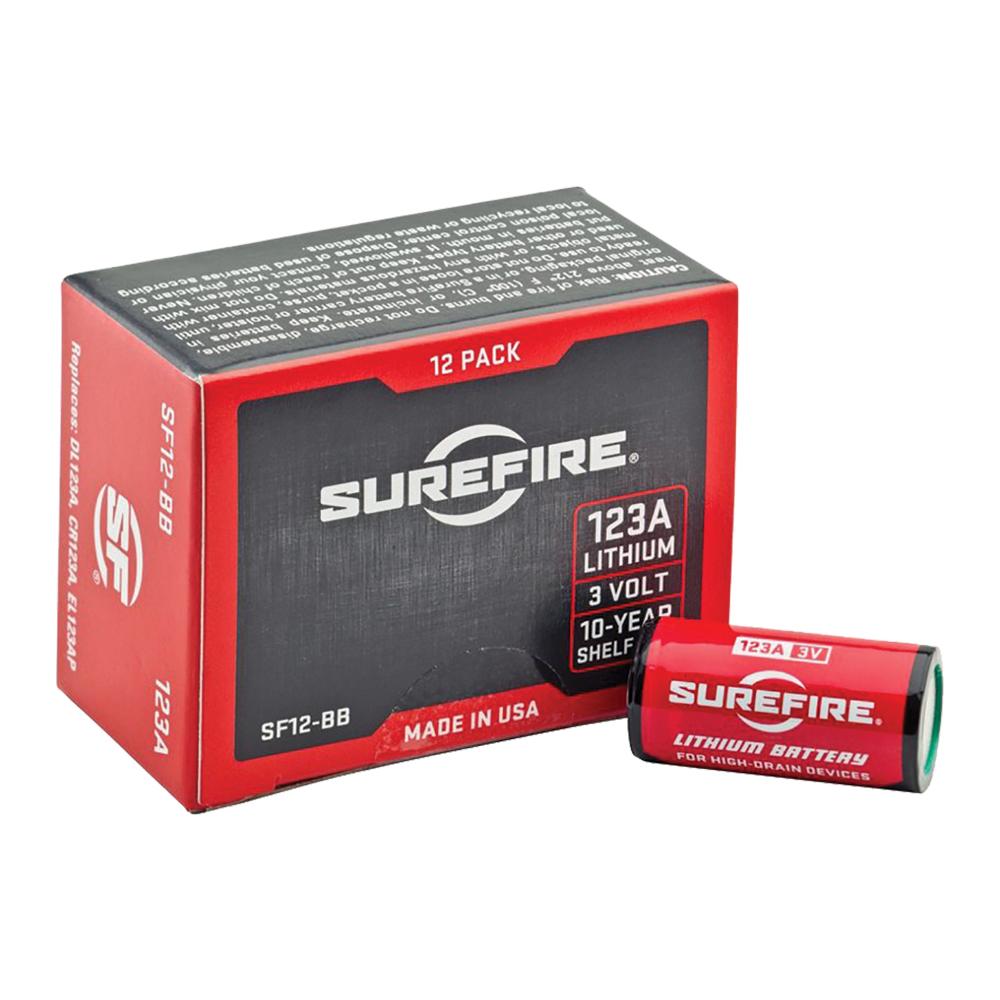 Surefire 123A Lithium Batteries 12/ct Picture of Surefire Llc 12 SF123A BATTERIES BOXED