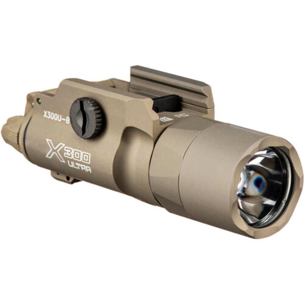 Surefire X300T-B Turbo Weapon Light Universal and Pic Mount 650 Lumens Tan Thumb Screw Picture of Surefire Llc X300 TURB WeponLight-6V-UNIVPICTNY THMBSCRW RailMount HI-CANDELATAN Z-XBC