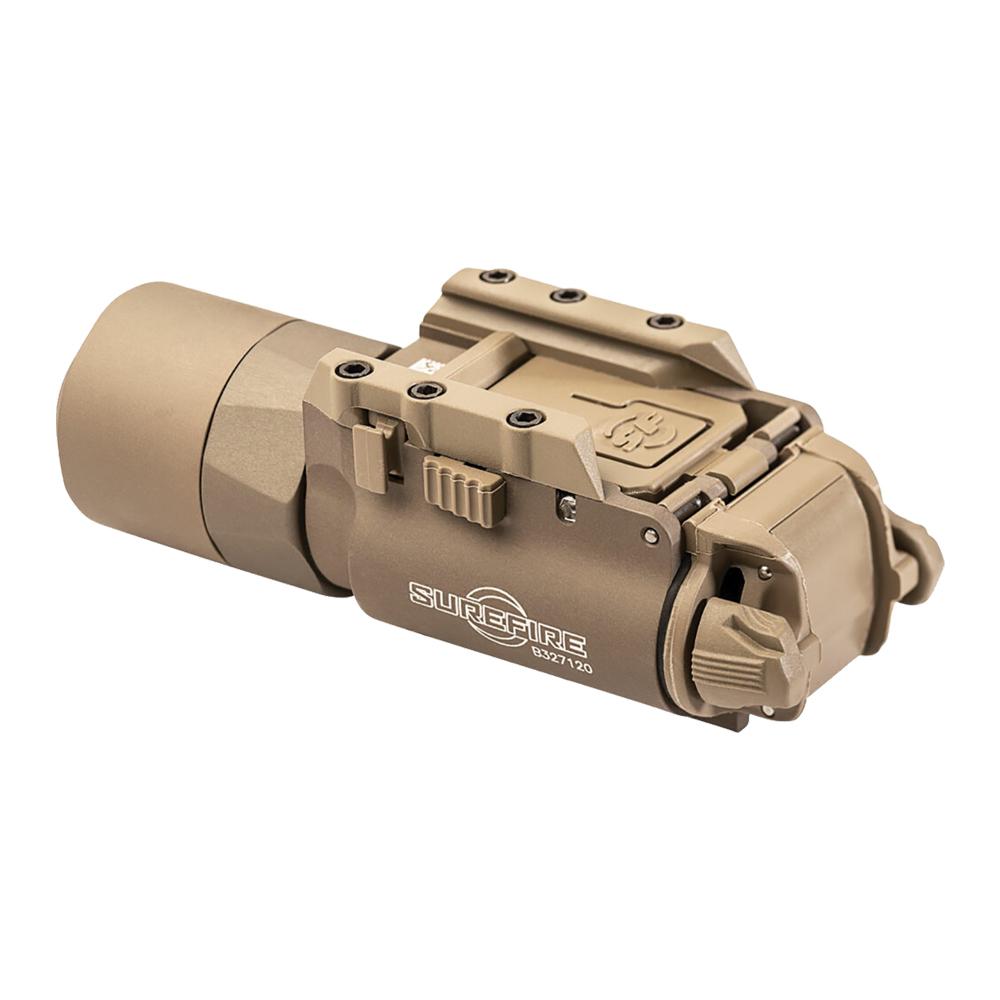 Surefire X300U-A Ultra-High-Output LED Handgun Weapon Light 1000 Lumens Tan Picture of Surefire Llc X300 ULTRA WLPIC RAIL MOUNT 1K LUMENS TAN Z-XBC PUSH/TOGGLE SWITCH