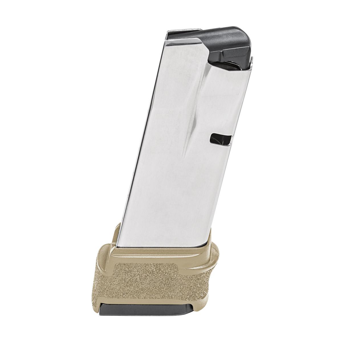 Springfield Armory Hellcat Handgun Magazine 9MM 15/rd Flat Dark Earth w/sleeve Picture of Springfield Armory Hellcat 15 Round Magazine 9-MM Flat Dark Earth w/sleeve