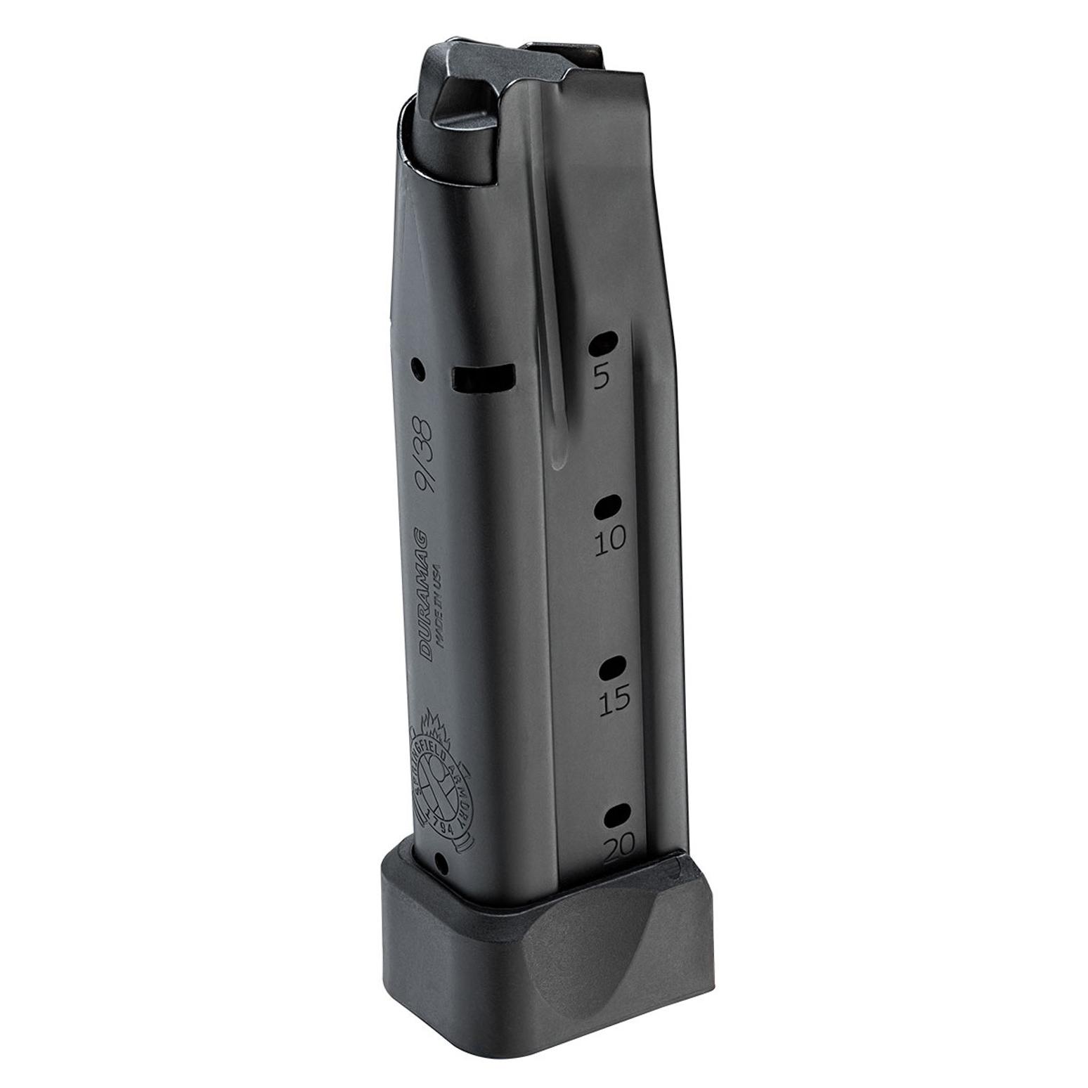 Springfield 1911 DS Prodigy Handgun Magazine Black 9mm Luger 20/rd Picture of Springfield Armory 9mm 20RND 1911 DS Magazine