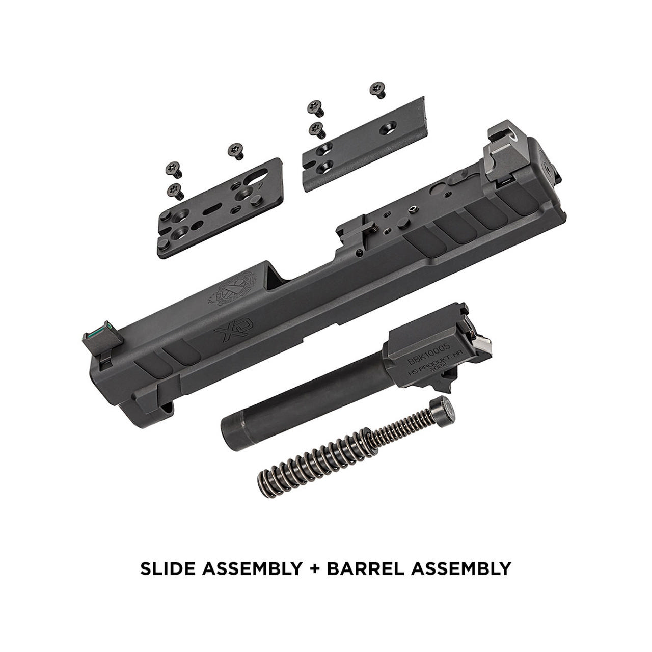 Springfield Armory XD OSP Slide Assembly Kit with Barrel and OSP Optics Mounting Plate Picture of Springfield Armory XD OSP Slide Assembly + Barrel Assembly