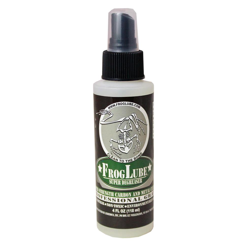 Froglube Super Degreaser Spray 4 oz Bottle Picture of Audeo Sum Inc DBA FrogLube FROGLUBE SUPER DEGREASER 4OZ