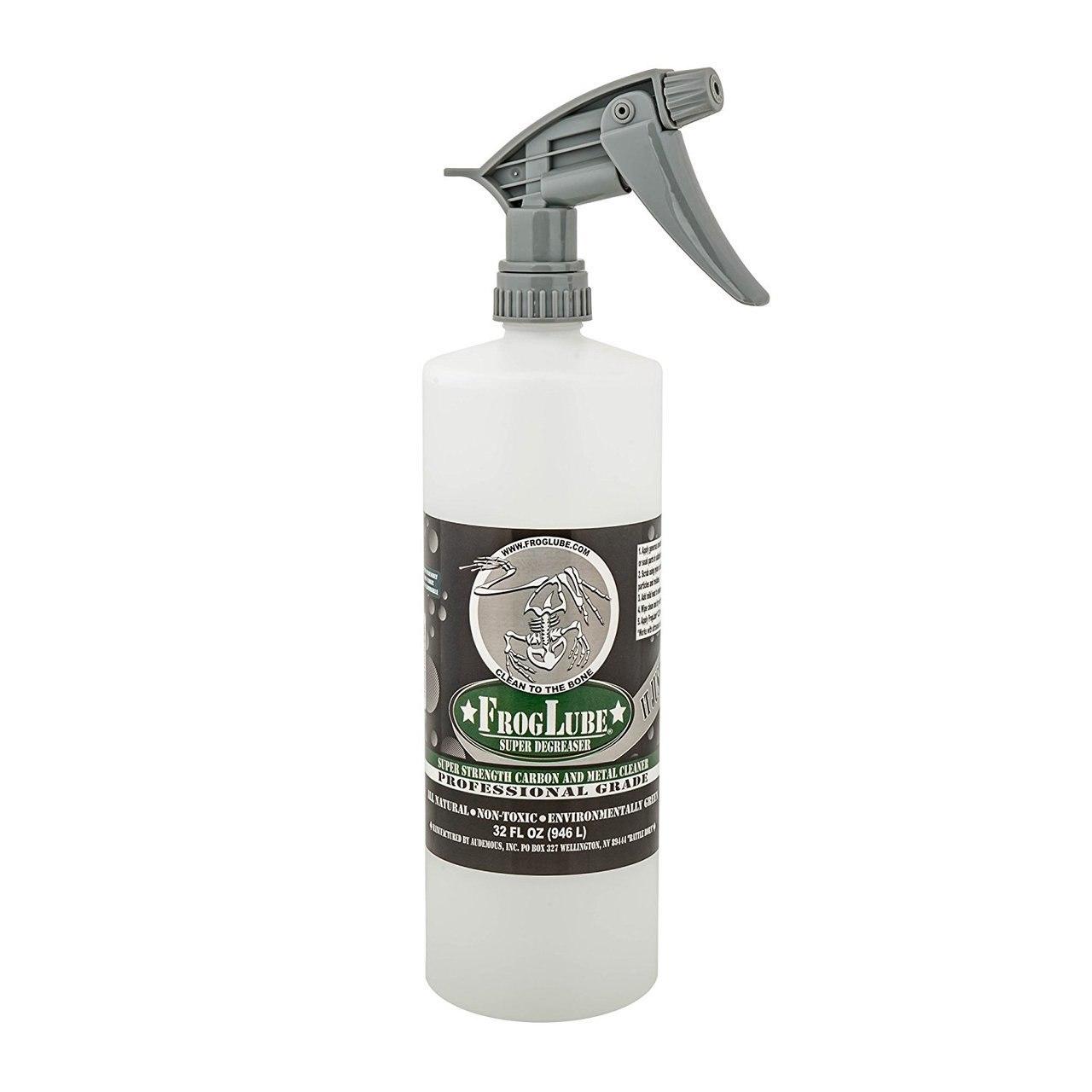 Froglube Super Degreaser Spray 32 oz Picture of Audeo Sum Inc DBA FrogLube FROGLUBE SUPER DEGREASER 32 OZ SPRAY