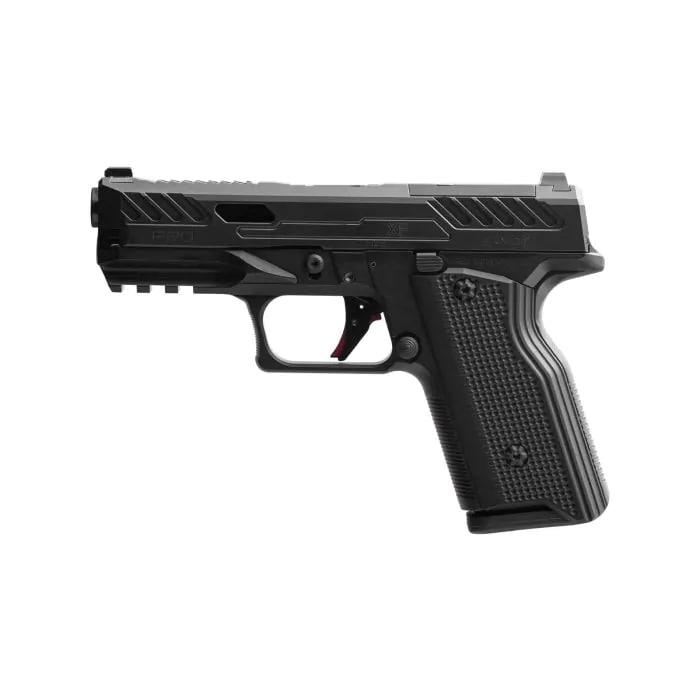 Fusion Firearms XF PRO Black Handgun 9mm Luger 15rd Magazines(2) 4" Barrel Interchangeable Black/Red Grips Picture of Fusion Firearms Fusion Firearms XF PRO Black 9mm 4" 15 RD