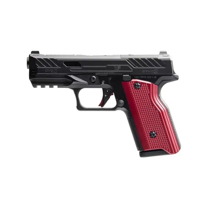 Fusion Firearms XF PRO Black Handgun 9mm Luger 15rd Magazines(2) 4" Barrel Interchangeable Black/Red Grips Picture of Fusion Firearms Fusion Firearms XF PRO Black 9mm 4" 15 RD