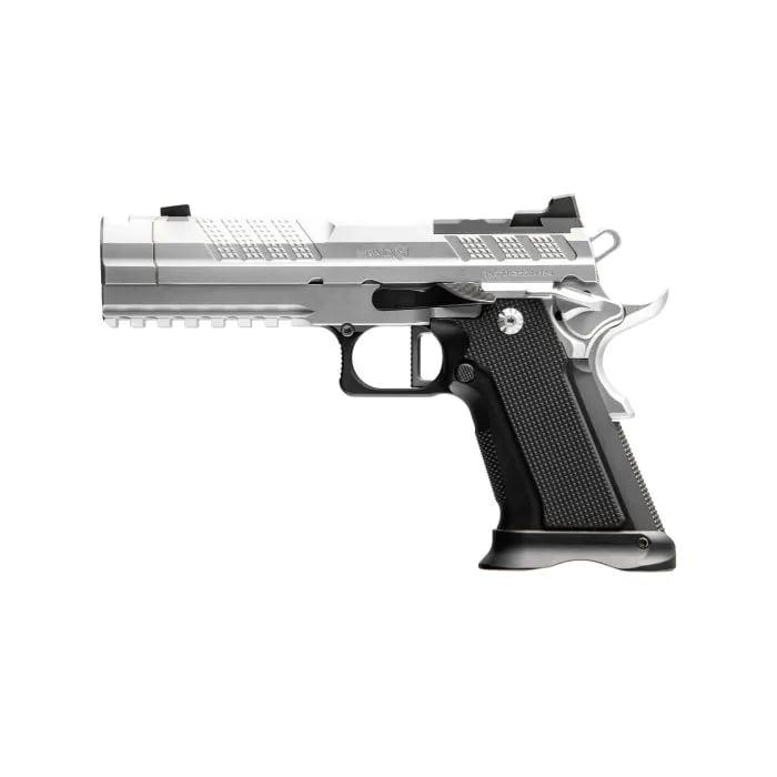 Fusion XP Comp Chrome Handgun 9mm Luger 17rd Magazines(2) 4.6" Barrel Optic Ready Picture of Fusion Firearms Fusion XP Comp Chrome 4.6"Brl 9mm