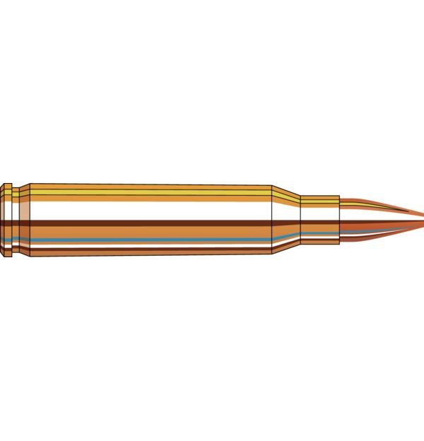Hornady Frontier NATO Rifle Ammunition 5.56mm 55 gr HP-MATCH  500/ct Case (25-20/ct Boxes) Picture of Frontier Cartridge AMMO 5.56 NATO 55 GR HOLLOW POINT MATCH 500 Round Case