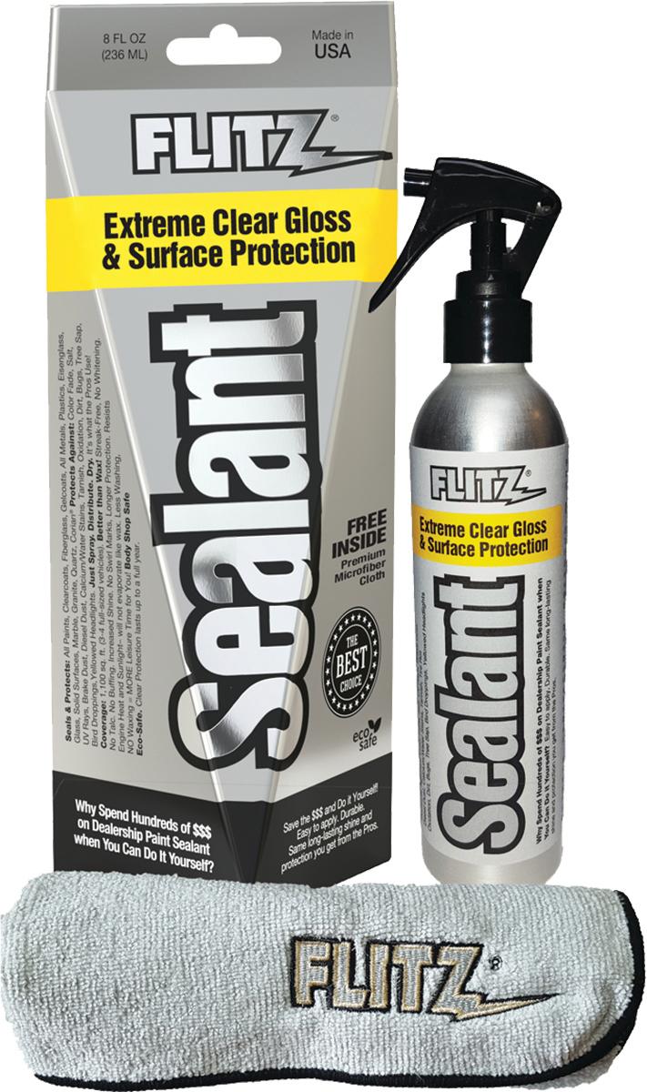 Picture of Flitz International Ltd FLITZ SEALANT 8 OZ SPRAY BOTTLE W/ FREE MICROFIBER