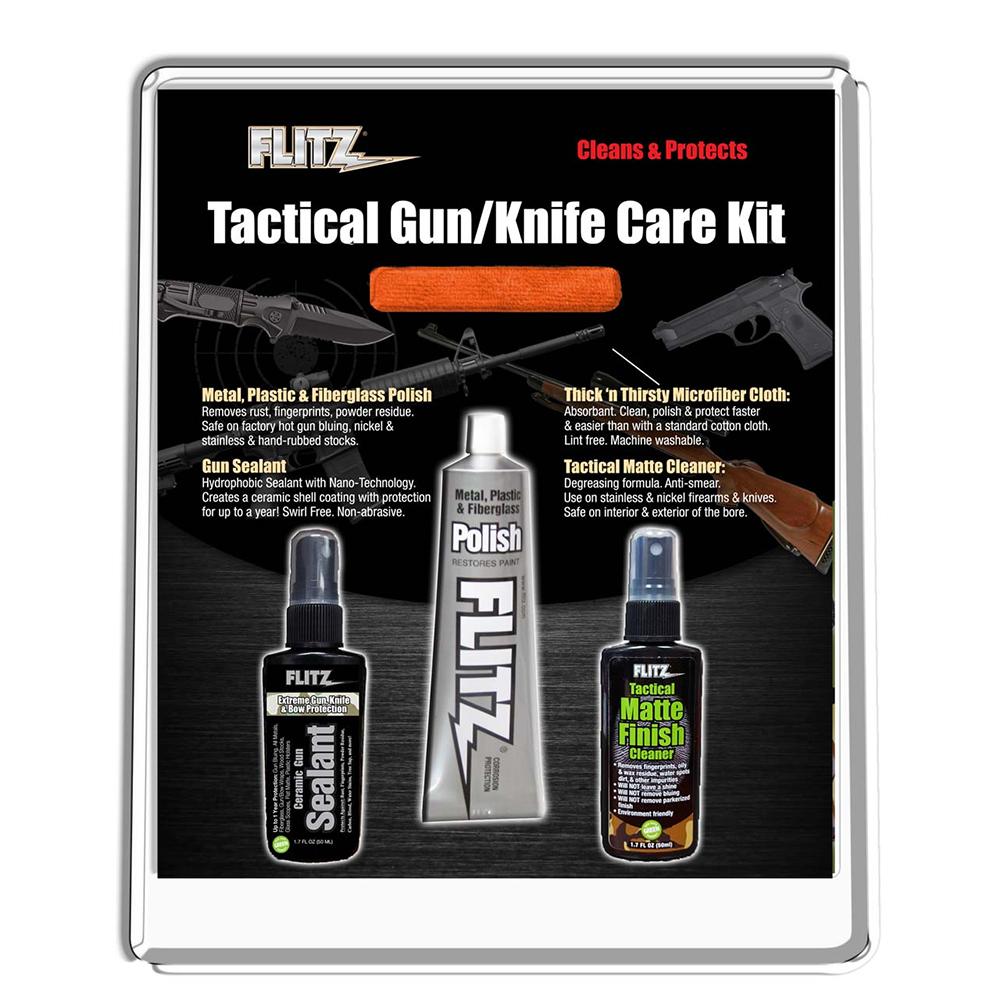 Picture of Flitz International Ltd Flitz Tactical Gun & Knife Care Kit Clamshell