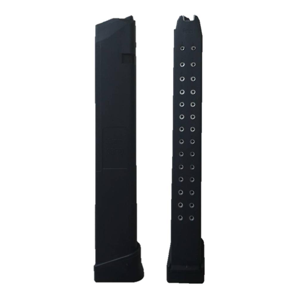 Global Ordnance Handgun Magazine for Glock 9mm Luger 33/rd Picture of Global Ordnance Global Ordnance Magazine Glock Type 33rd 9mm Black