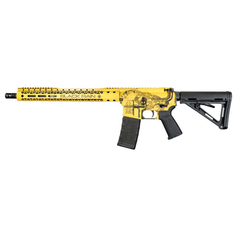 Black Rain Ordnance Spec+ Patriot Rifle 5.56 10rd Magazine 16" Barrel Gadsen Flag CA Compliant Picture of Black Rain Ordnance Inc Black Rain Ordnance 16in 5.56 SPEC+PATRIOT RIFLE-GADSDEN FLAG CA