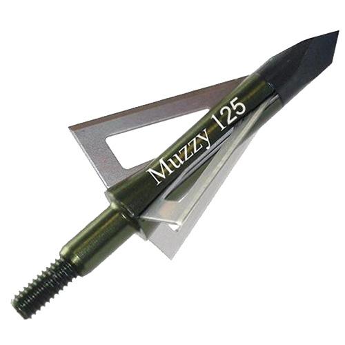 Muzzy 3-Blade Standard Broadhead 125gr 6/pk Picture of Feradyne Outdoors Muzzy Broadheads Standard 6/pk 125 gr 3 blade